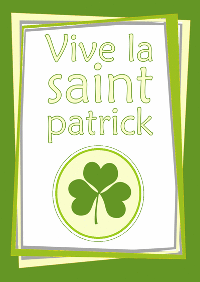 Vive la Saint Patrick